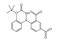 Hydrazinecarboxylic acid, 2-(2,4-dinitrophenyl)-2-(2-methylphenyl)-, 1,1-dimethylethyl ester Structure