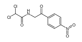 dichloro-acetic acid-(4-nitro-phenacylamide) Structure