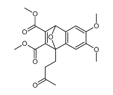 2,3-dicarbomethoxy-1,4-epoxy-1,4-dihydro-6,7-dimetoxy-1-(3-oxobutyl)naphthalene Structure