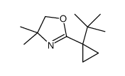 2-(1-tert-butylcyclopropyl)-4,4-dimethyl-5H-1,3-oxazole结构式