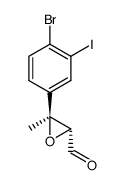 (2R,3S)-3-(4-bromo-3-iodophenyl)-3-methyloxirane-2-carbaldehyde结构式