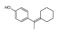 4-(1-cyclohexylideneethyl)phenol Structure
