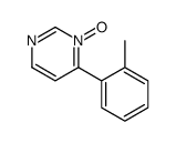 6-(2-methylphenyl)-1-oxidopyrimidin-1-ium结构式