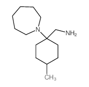 C-(1-Azepan-1-yl-4-methyl-cyclohexyl)-methylamine结构式