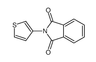 2-thiophen-3-ylisoindole-1,3-dione结构式