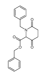 benzyl 1-benzyl-3,6-dioxo-2-piperidinecarboxylate结构式