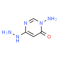 4(3H)-Pyrimidinone,3-amino-6-hydrazino-(9CI)结构式