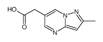 2-(2-methylpyrazolo[1,5-a]pyrimidin-6-yl)acetic acid structure