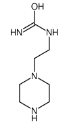 (9CI)-[2-(1-哌嗪)乙基]-脲结构式