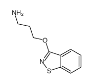 3-(1,2-benzisothiazol-3-yloxy)propylamine结构式