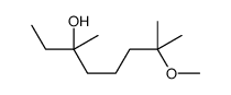 7-methoxy-3,7-dimethyloctan-3-ol结构式