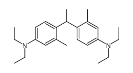 4-[1-[4-(diethylamino)-2-methylphenyl]ethyl]-N,N-diethyl-3-methylaniline Structure