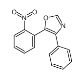 5-(2-nitrophenyl)-4-phenyl-1,3-oxazole Structure