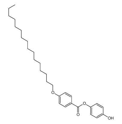 (4-hydroxyphenyl) 4-hexadecoxybenzoate Structure