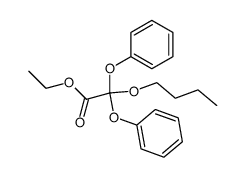 Butyloxy-diphenoxy-essigsaeure-aethylester Structure