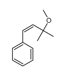 (3-methoxy-3-methylbut-1-enyl)benzene Structure