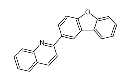 2-dibenzofuran-2-yl-quinoline结构式