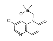 10-chloro-2,2-dimethyl-2,3-dihydro-5H-[1,4,2]oxazasilino[6,5,4-de]-1,5-naphthyridin-5-one结构式
