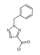2-benzyltetrazole-5-carbonyl chloride Structure