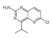 6-chloro-4-isopropyl-pyrido[3,2-d]pyrimidin-2-ylamine结构式