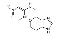 (Z)-1-N-methyl-2-nitro-1-N'-(1,4,6,7-tetrahydropyrano[3,4-d]imidazol-4-ylmethyl)ethene-1,1-diamine Structure