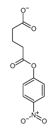 5-(4-nitrophenoxy)-5-oxopentanoate结构式