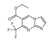 Ethyl 7-(trifluoromethyl)imidazo[1,2-a]pyrimidine-6-carboxylate Structure