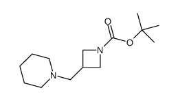 tert-butyl 3-(piperidin-1-ylmethyl)azetidine-1-carboxylate结构式