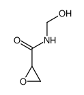 N-(hydroxymethyl)oxirane-2-carboxamide结构式