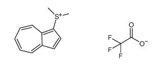 (1-azulenyl)dimethylsulfonium trifluoroacetate结构式