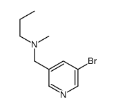 N-((5-bromopyridin-3-yl)methyl)-N-methylpropan-1-amine structure