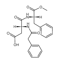 N-phenacetyl-D-L-aspartame结构式