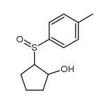 2-(p-tolylsulfinyl)cyclopentanol Structure