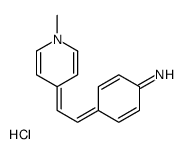 4-[2-(1-methylpyridin-1-ium-4-yl)ethenyl]aniline,chloride结构式