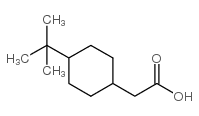 4-tert-Butylcyclohexyl acetic acid structure