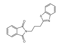3-[2-(benzothiazolyl)propyl]-1H-isoindole-1,3(2H)-dione Structure