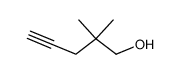 2,2-dimethylpent-4-yn-1-ol structure