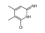 6-chloro-4,5-dimethylpyridin-2-amine Structure