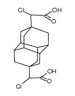 4,9-diamantanebischloroacetic acid Structure
