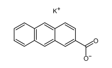 potassium 2-anthracenecarbonate Structure