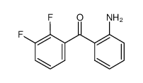 (2-aminophenyl)(2,3-difluorophenyl)methanone结构式
