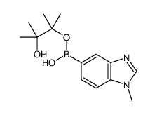 1-Methyl-5-(4,4,5,5-tetramethyl-1,3,2-dioxaborolan-2-yl)-1H-benzimidazole Structure