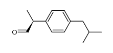 S-2-(p-isobutylphenyl)propionaldehyde Structure