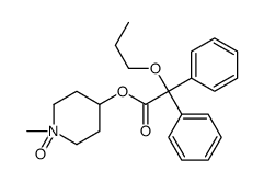 (1-methyl-1-oxidopiperidin-1-ium-4-yl) 2,2-diphenyl-2-propoxyacetate Structure