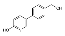 5-[4-(hydroxymethyl)phenyl]-1H-pyridin-2-one Structure