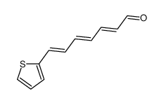 7-thiophen-2-ylhepta-2,4,6-trienal Structure