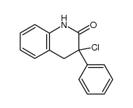 3-chloro-3-phenyl-3,4-dihydroquinolin-2(1H)-one Structure