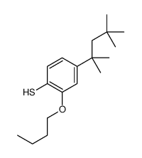 2-butoxy-4-(2,4,4-trimethylpentan-2-yl)benzenethiol结构式