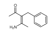 (Z)-4-amino-3-benzylpent-3-en-2-one结构式