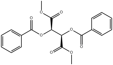 Butanedioic acid, 2,3-bis(benzoyloxy)-, diMethyl ester, [R-(R*,R*)]- structure